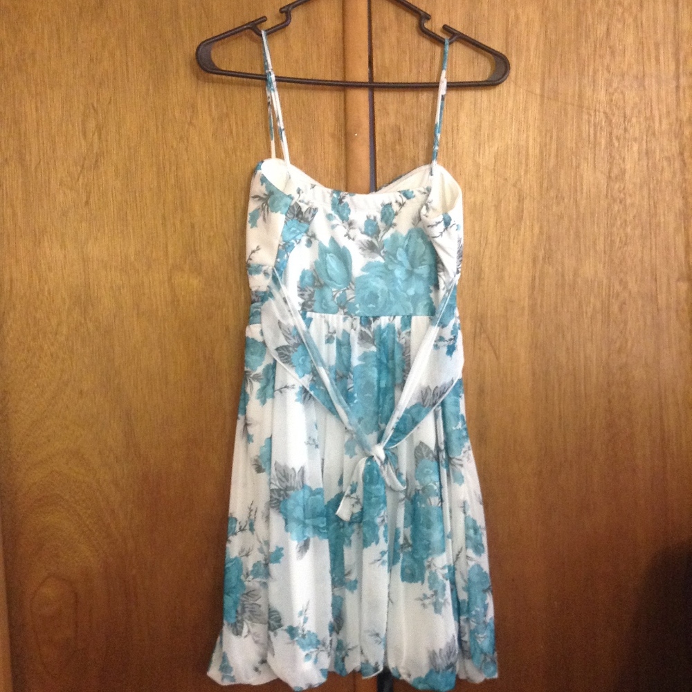 BLUE ROSE STRAP DRESS - Picture 3 of 5